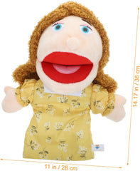 BESPORTBLE Creative Cartoon Hand Puppet for Interactive Role Play for Storytelling and Imaginative Play Comfortable and Family Puppet for Home and School Activities