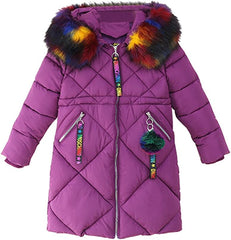 Phorecys Girls Autumn Winter Jacket Cotton Coat Warm Outerwear Clothes
