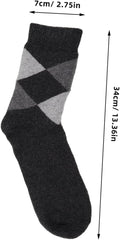 GALPADA Thick Woolen Cotton Socks Men's High Ankle Socks Comfortable for Sports