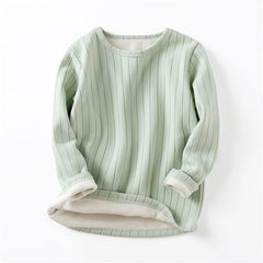 Cute T-Shirts for Baby Boys Solid Color Long Sleeve Cartoon Print Casual Basic Tees Shirt Tops Fashion Casual