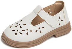 IWIHMIV Girl Mary Jane Shoes Flat Dress Shoes for Little Kid/Big Kid Comfortable Mary Jane Shoes Flat Dress Shoes