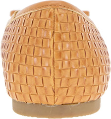 Kenneth Cole REACTION Women's Elstree Ballet Flat, Tan Woven, 6.5