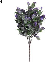 1 Bouquet Attractive Realistic Fake Flower Delicate DIY Pastoral PVC Artificial Flowers for Home Artificial Plants