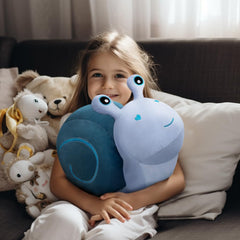 MUPI Snail Plush Pillow Toy Cute Stuffed Animal Snail Plush Kawaii Soft Decor Plushies Doll Gifts for Adults Kids Boys Girls Room Decor (Yellow 7.8 Inch)