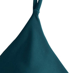 ZAFUL Women's Solid Spaghetti Strap Bralette Bikini Set Two Piece Swimsuit