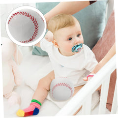 Toyvian 2pcs Plush Baseball Pillow Fluffy Stuffed Baseball Toys for Boys and Girls Soft Decorative Throw Cushions for Bedroom Sofa Comfortable Sports