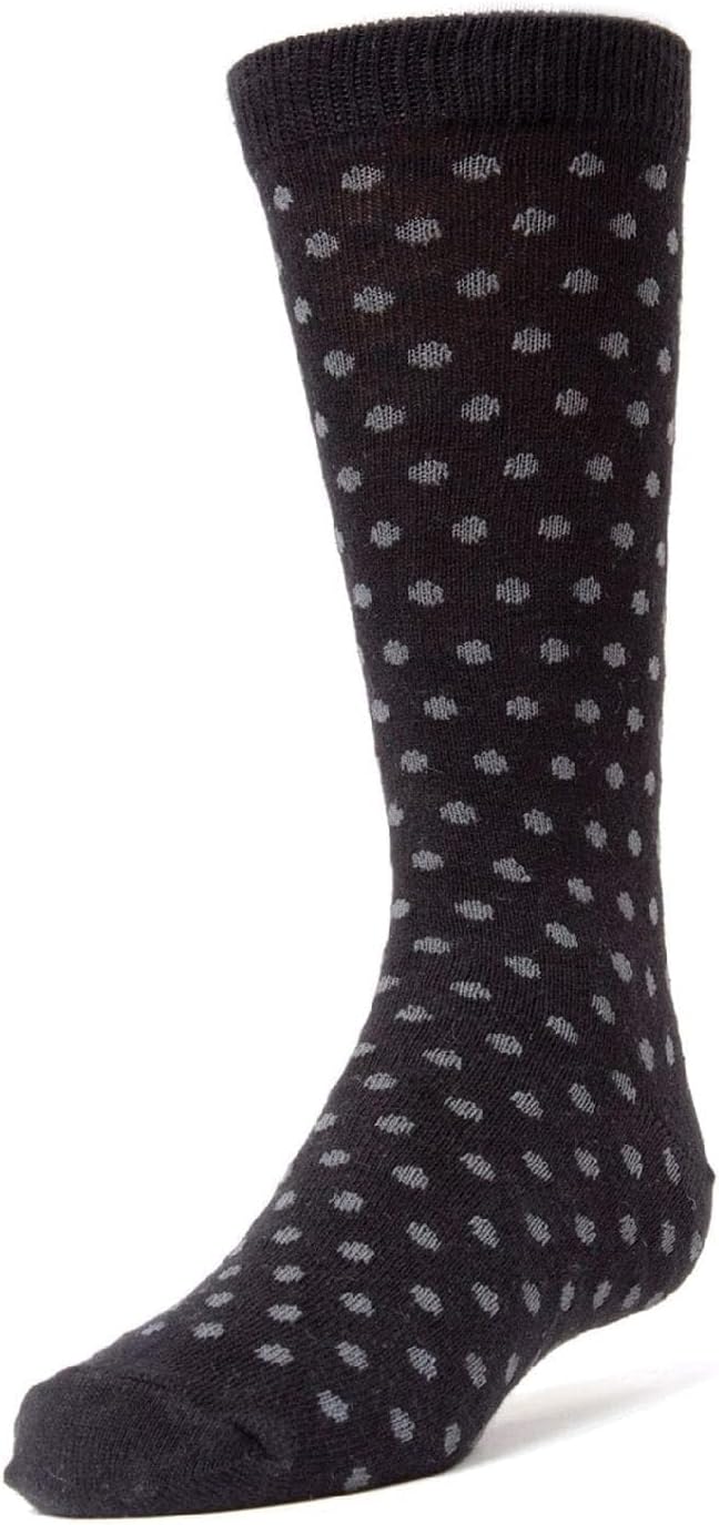 MeMoi Polka Dot Cotton Blend Boys Dress Socks