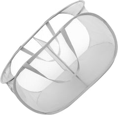 GLEAVI Mesh Laundry Hamper Rattan Foldable Hamper Large Laundry Bag for Boys and Girls and Adults for Home