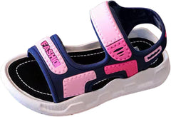 Home Slippers for Children Kids Cartoon Soft Sole in Summer Comfortable Boys Sandals Big Kid Sandals (Grey, 3.5-4 Years)