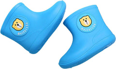 POLG Baby Rain Shoes for 2-7 Years Old, Kids Toddler Boys Girls Cartoon Animal Rubber Waterproof Rain Boots Galoshes