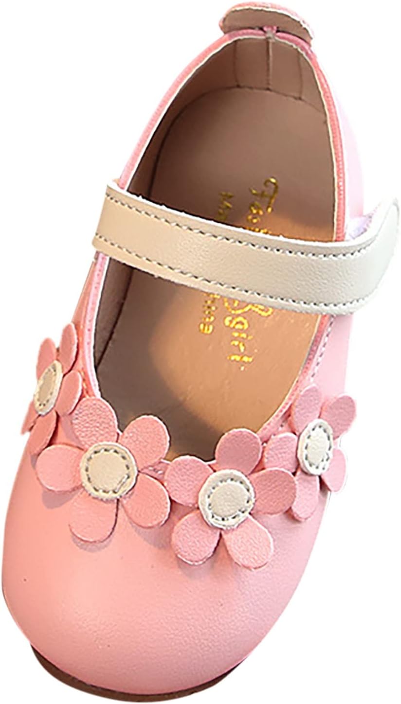 Toddler Comfortable Sneakers Girls Fancy Cute Flat Soft Ballerina Shoes Flat Elegant Girls School Dress Shoes