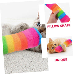 3pcs Interactive Cat Chewing Toy Plush Catnip Pillow for Fun Playtime and for Indoor Cats and Kittens