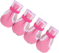 Pet Comfortable Shoes Set Permeable Dog Boot Comfortable Dog Booties Ensuring and Comfort
