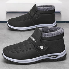 Men's Winter Boots Warm Insulated Snow Boots, Thick Sole, Casual Style Fleece Lined, Cold Weather Protection, Comfortable for Outdoor Activities (11,Black)