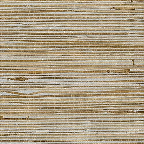 CONCORD WALLCOVERINGS ™ Grasscloth Texture Wallpaper – Brown Roll, Durable Vinyl Wall Covering, Natural Look, 7"x10", Warm and Rustic Design