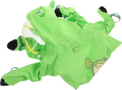 SUPVOX Dog Raincoat with Legs Full Body Hooded Pet Poncho for Small Medium Dogs Comfortable Breathable Rain Jacket Fit for Rainy Days