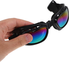 Ciieeo 3pcs Dog Goggles: UV Protection for Large Breed Dog Sunglasses Windproof Anti-fog Snowproof Puppy Glasses for Outdoor Riding Driving with Adjustable Straps