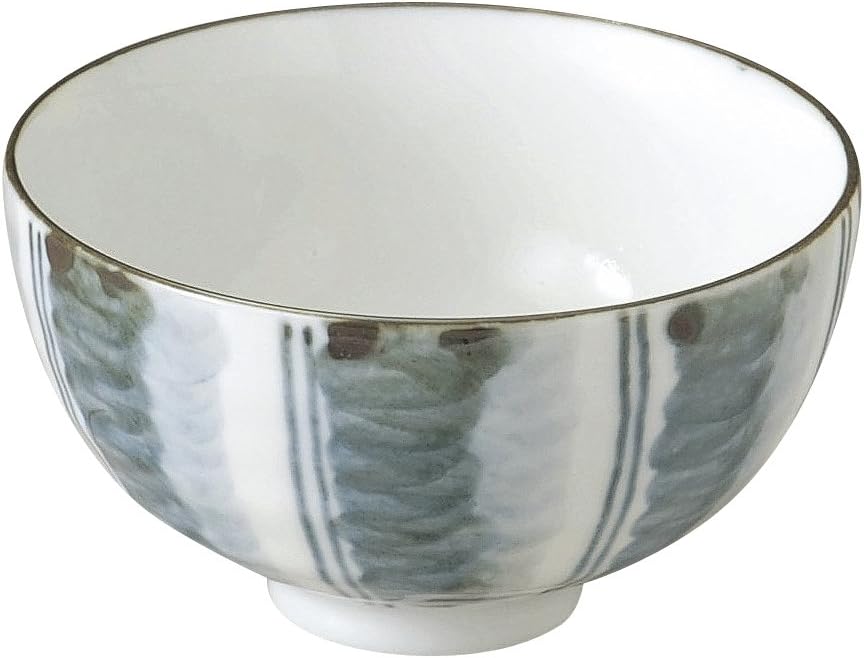 Indigo Dyed Tususa AMK-1463030 Ripple Rice Bowl