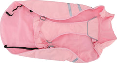 Dog Raincoat, Dog Rain Jacket Rain Apparel Small Raincoat Windproof Strong Reflective Strip Vest for Large Medium Small Puppies (S)