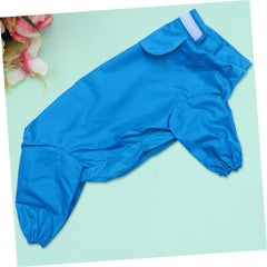 Reflective Dog Raincoat Waterproof Puppy Rainwear Hood Small/Medium Dogs Size 18