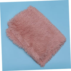 1pc Large Dog Blanket Pink Pet Blanket for Dogs and Cats Warm Plush for Pet Bed
