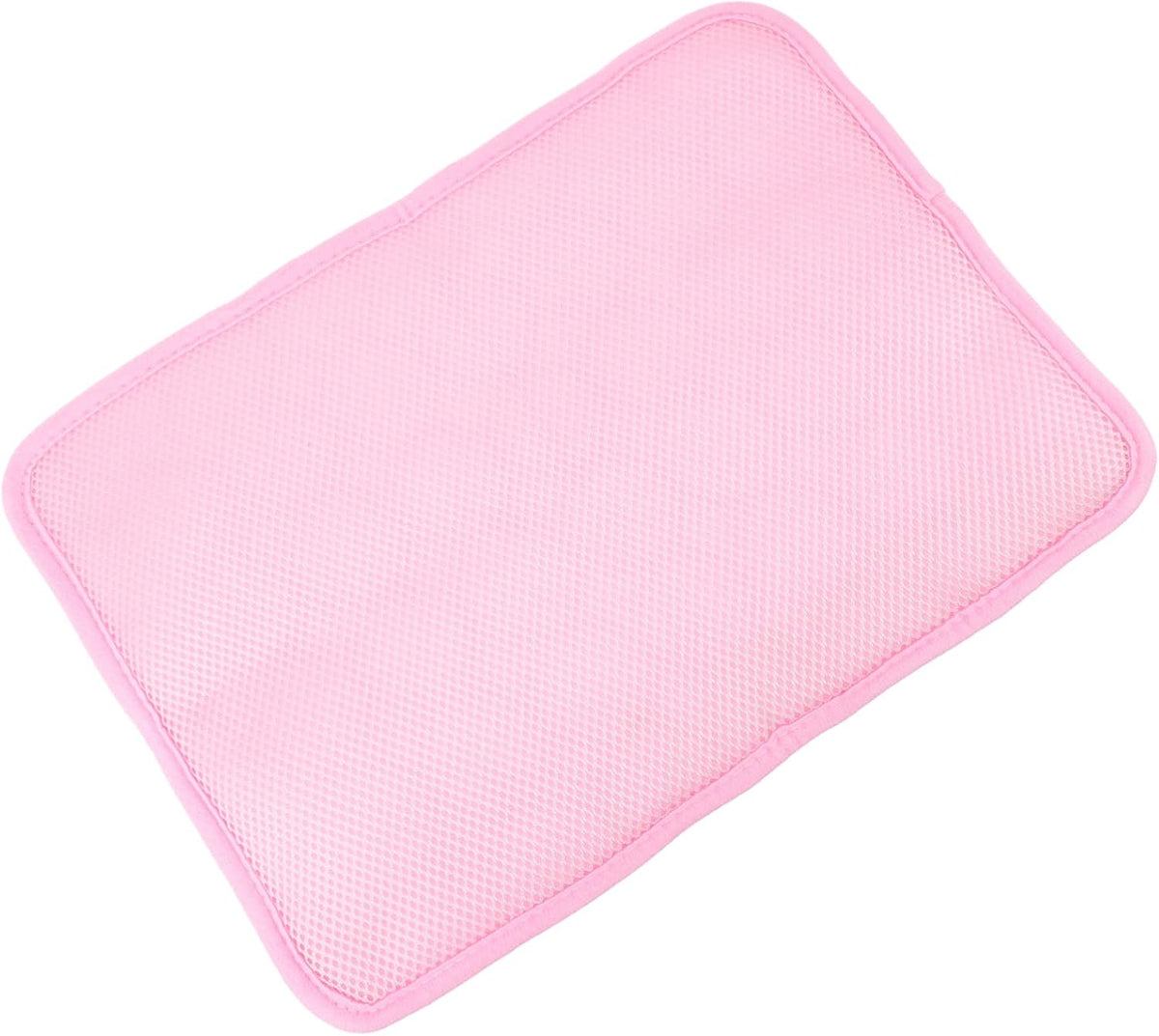 Toyvian Pet Cooling Mat for Dogs Cats Self Cooling Breathable Ice Silk Bed Pad with Urine Absorption Multipurpose for Indoor Outdoor Travel and Pink