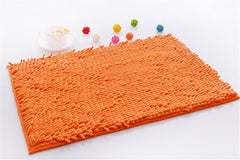 IVYRISE Bathroom Anti-Slip Bath Mat Skid Resistance Show Rug Carpet, Orange