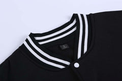 Kids Baseball Jacket Children's Coat School Varsity Fashion Button Casual Sports Youth Outerwear Cardigan