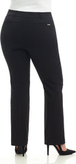Rekucci Curvy Woman Ease into Comfort Barely Bootcut Plus Size Pant