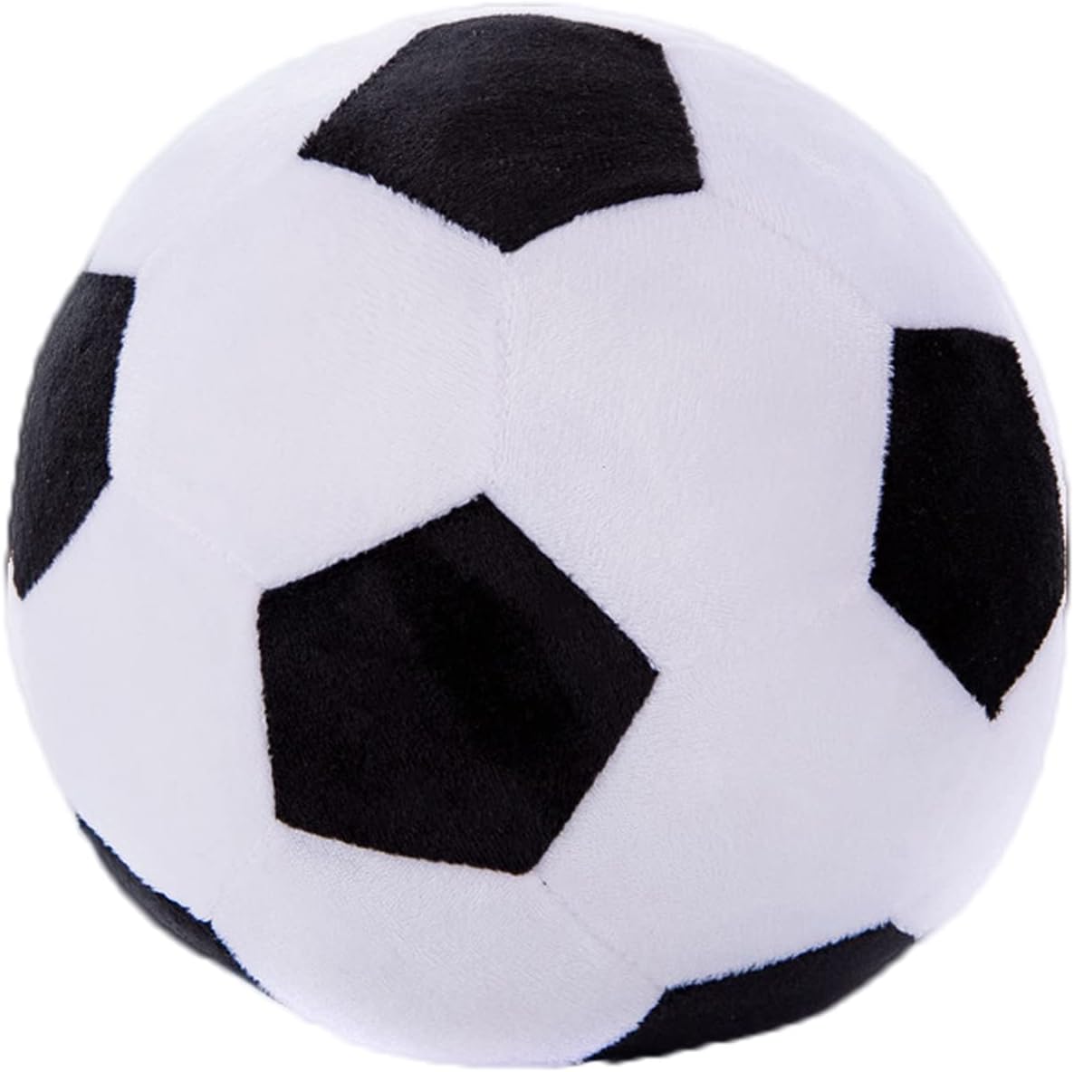 zhidiloveyou 9" Plush Soccer Ball Stuffed Toy, Plush Football Pillow Soccer Gift for Kids