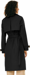 Orolay Women's 3/4 Length Double Breasted Trench Coat Lapel Jacket with Belt