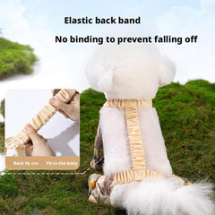 Waterproof Dog Boots Rain Boots with Suspender, Dog Shoes Paw Protector for Small Medium Puppy, Anti-Dirt Pet Legging Boots, Anti-Slip Doggy Boots Belly Protector, for Walk Hike Rain Snow (S Grey)