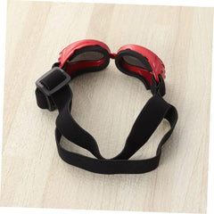 Didiseaon 2pcs Dog Sunglasses Uv and Design Strap for Pets Red for Dog Eye and Comfort