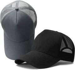 5 Panel Quick-Drying Oversize Trucker-Cap - L/XXL Plain Baseball Cap Mesh Hat