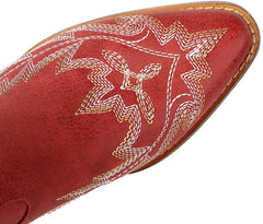 Over the Knee Cowgirl Boots for Women Pointed Toe Embroidered Western Boots with Side Zipper Chunky Long Cowboy Plus Size Rave Fashion Cute Kawaii Goth Emo Grunge Comfy Casual Non Slip Walking Shoes