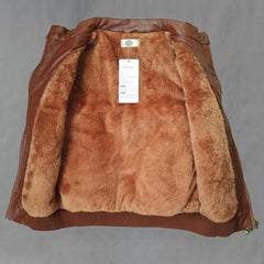 Toddler Kids Little Boys Long Sleeve Outerwear Thick Fleece Lined Faux Leather Zipper Jacket Spring Autumn Boy Coat