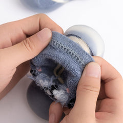 Toddler Slipper Size 10 Kids Toddler Baby Boys Girls Solid Warm Knit Soft Sole Rubber Sandals for Boys Youth