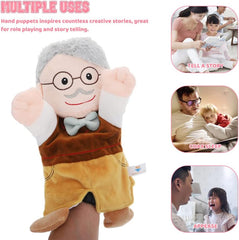 Toyvian 2pcs Character Hand Puppet Family Hand Puppets Family Members Puppets Jeffy Puppet Squiz Toys Finger Puppets Plushie Cartoon Plush Toy Toddler Child Pp Cotton Doll