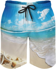 Men's Swim Trunks Bright Sunshine Summer Beach Beach Shorts Quick Dry Summer Bathing Suit Swimwear