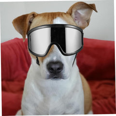 Dog Sunglasses for Uv and Wind Resistance Fit Pet for Outdoor Activities Silver for Dogs and Puppies