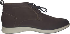 Men's Brown Lace Up Ankle Boots with Rubber Sole, Size 11.5 NWT