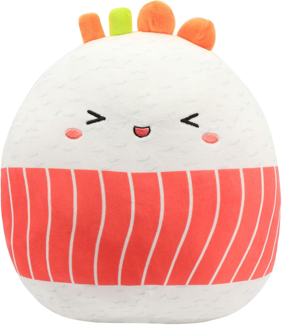 12” Sushi Plush Pillow Cute Soft Hugging Body Pillow Food Plushies Toy Stuffed Animal Birthday Christmas Festival Gifts for Kids