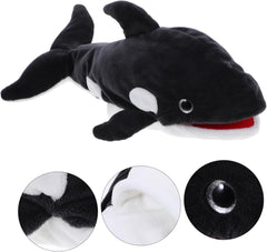 Vaguelly Funny Whale Hand Puppet Soft Plush Interactive Storytelling Toy for Boys and Girls for Home School and Early Education Ocean Animal Design