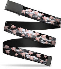 Buckle-Down mens Buckle-down Web Pigs 1.5" Belt, Multicolor, 1.5 Wide - Fits up to 42 Pant Size US