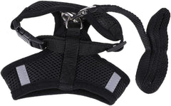 SUPVOX Breathable Dog Harness Vest Chest Back Strap Pet Vest for Small Medium Puppies Pet Leash Collars