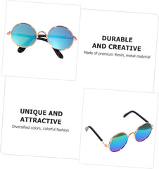 10Pcs Pet Sunglasses for Dogs and Cats Funny Costume Accessories for Photo Taking Adorable and Comfortable Goggles for Pets for Kittens and Puppies