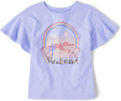 The Children's Place Girls' Short Sleeve Fashion Graphic T-Shirt