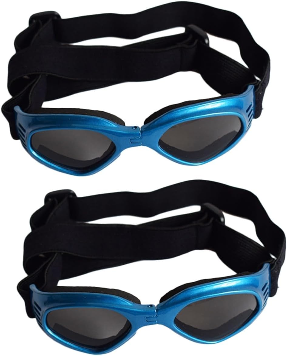 FRCOLOR 2pcs Dog Sunglasses for Uv Fashionable Pet Eyewear for Outdoor Color for All Breeds