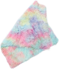 TOYANDONA Luxurious Faux Fur Pet Blanket Dog Bed for Crate Warm Plush Mat Pet Supplies