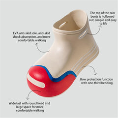 Baby Boys Cute Cartoon Rain Boots Portable Comfortable Anti Slip Rainy Day Wear Girl Boy Lightweight Boots